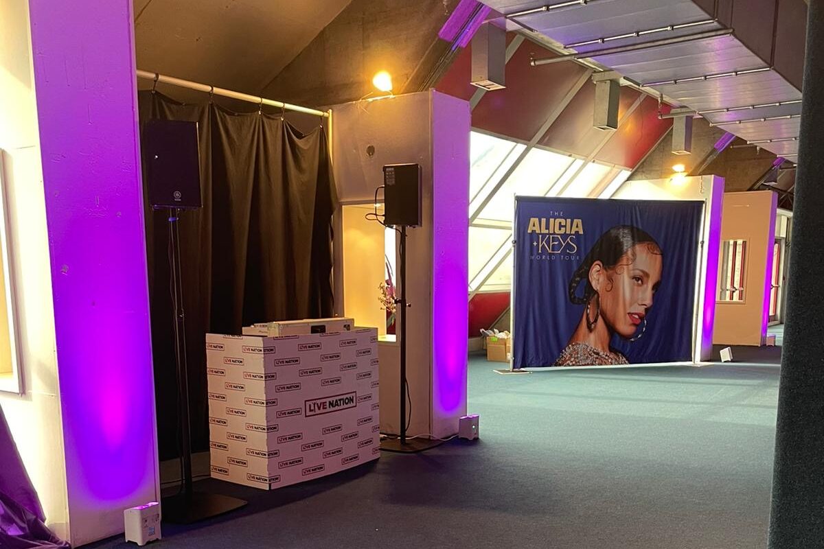 Alicia Keys, area ospitality, Forum di Assago